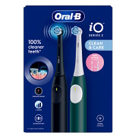 ORAL-B Series iO 2 duo black green elektrický zubní kartáček 2 kusy