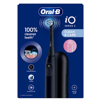 ORAL-B Series iO2 elektrický zubní kartáček s cestovním pouzdrem (Oscilační, magnetické zubní kartáčky)