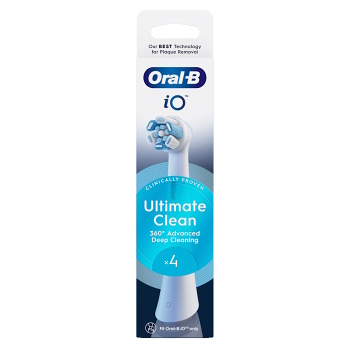 ORAL-B IO Ultimate clean white náhradní hlavice 4 kusy (Náhradní hlavice k zubním kartáčkům)