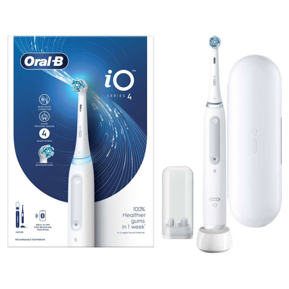 Levně ORAL-B iO4 Series Quite White elektrický zubní kartáček bílý