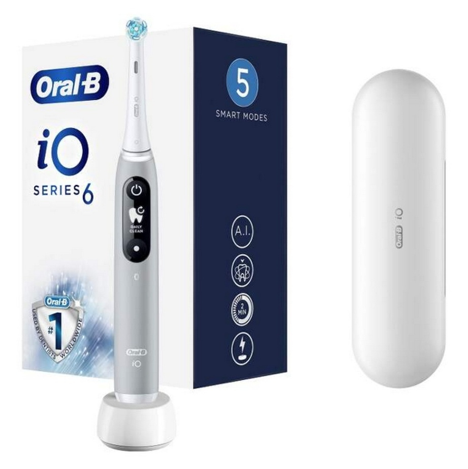 E-shop ORAL-B iO6 Series Grey Opal elektrický zubní kartáček