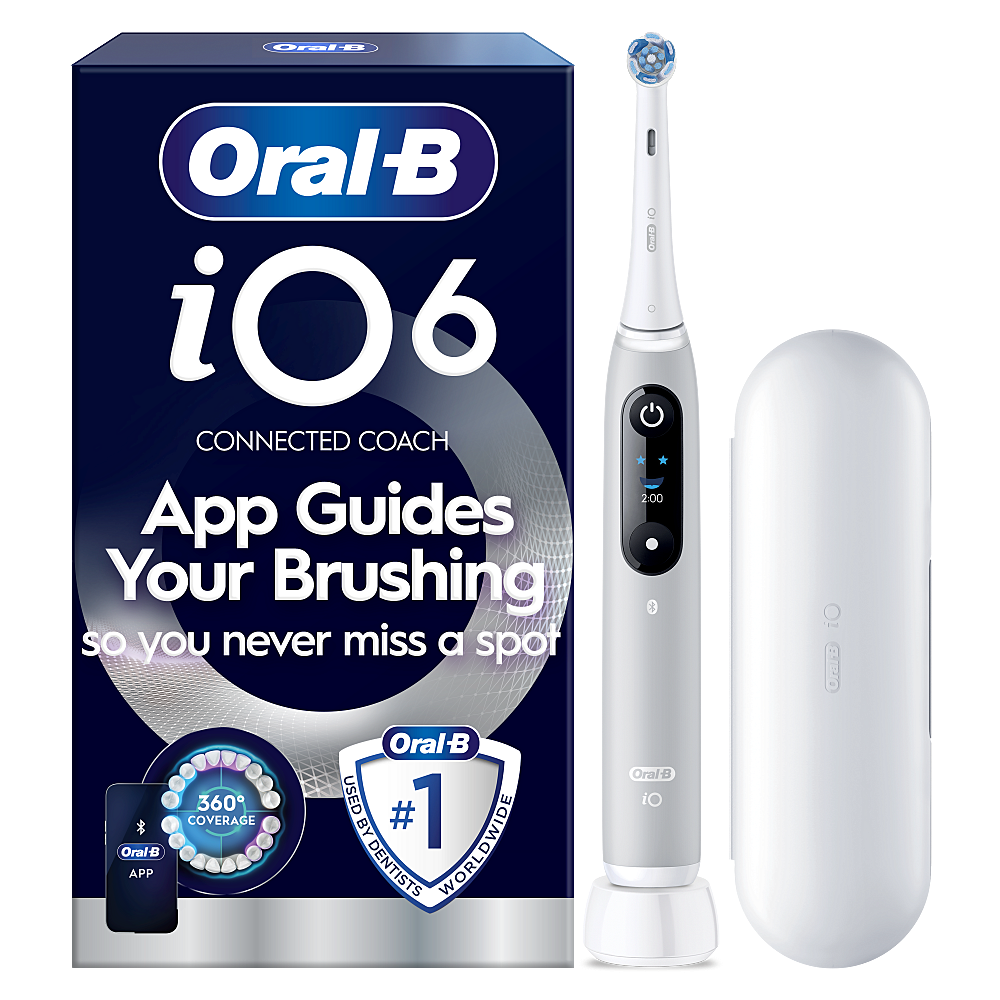 ORAL-B iO6 Series Grey Opal elektrický zubní kartáček