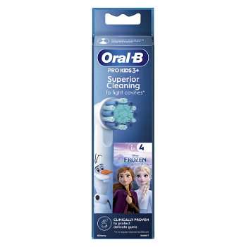 ORAL-B Kids Frozen náhradní kartáčky 4 kusy (Náhradní hlavice k zubním kartáčkům)