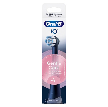 ORAL-B IO Gentle care black náhradní hlavice 4 kusy (Náhradní hlavice k zubním kartáčkům)