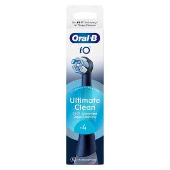 ORAL-B IO Ultimate clean black náhradní hlavice 4 kusy (Náhradní hlavice k zubním kartáčkům)