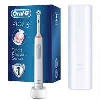 Oral-B PRO 3 3500 Sensitive Clean White zubní kartáček + cestovní pouzdro