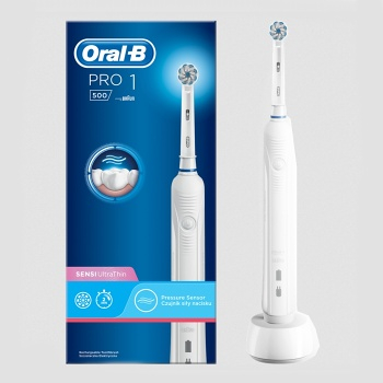 ORAL-B PRO 500 Sensi Ultrathin elektrický zubní kartáček