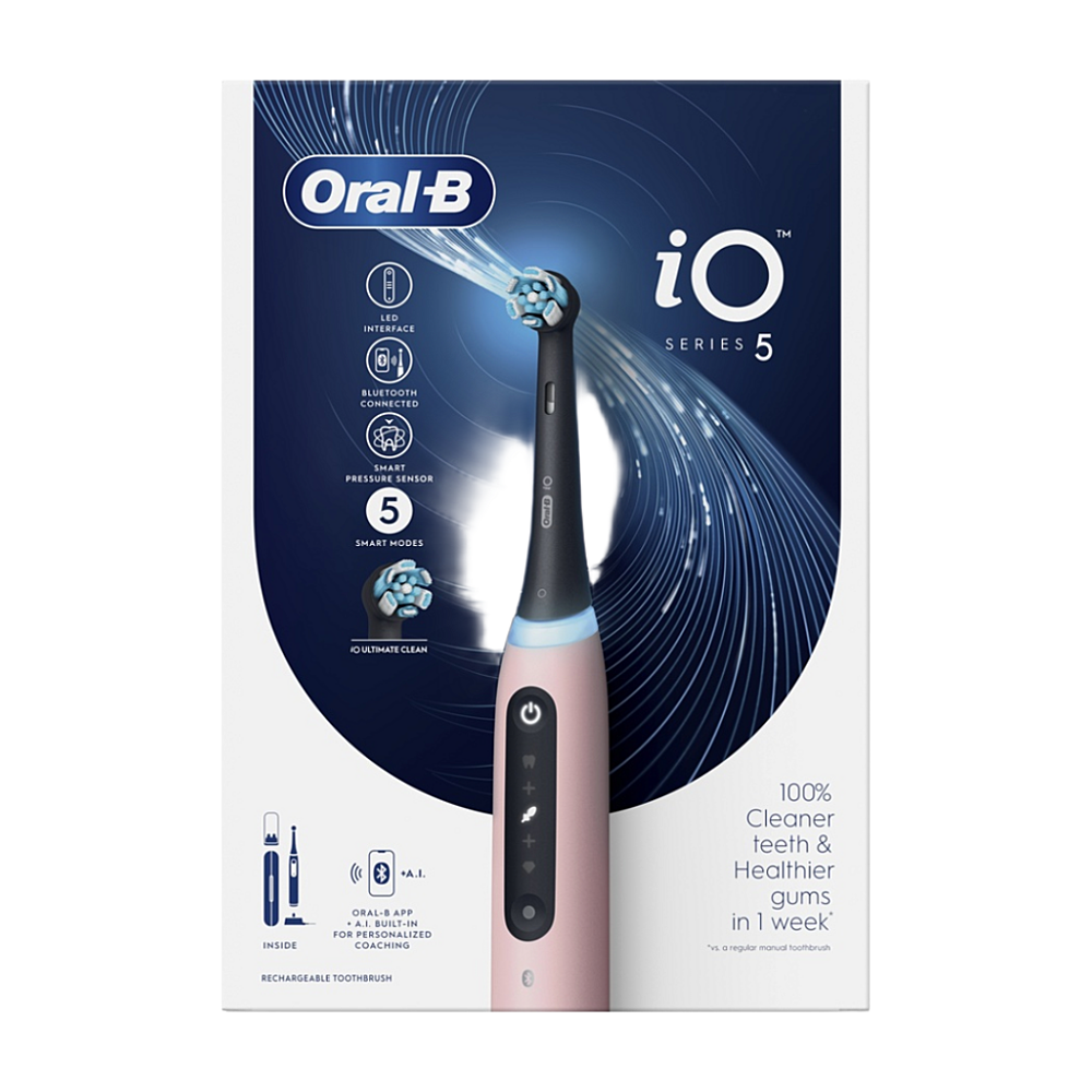Oral-B iO Series 5 Pink elektrický zubní kartáček