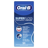 ORAL-B Super Floss Dentální nit s odměřenými vlákny 50 kusů