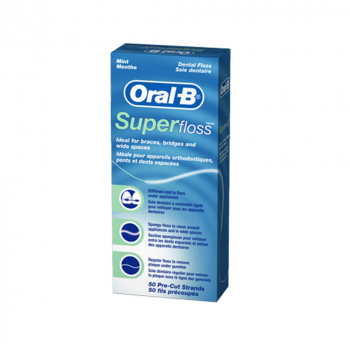 ORAL-B Superfloss zubní nit Mint  50 kusů