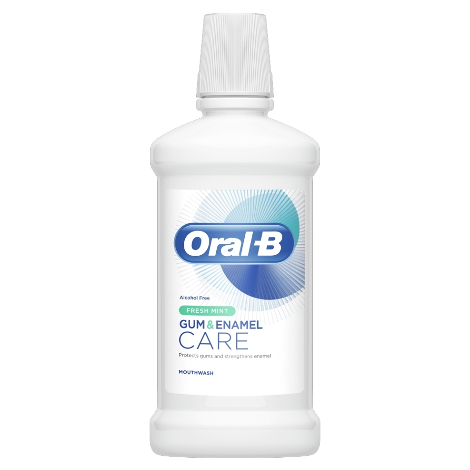 ORAL-B Gum & Enamel Care Ústní voda Fresh Mint 500 ml