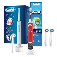 ORAL-B elektrické zubní kartáčky, náhradní hlavice a sprchy