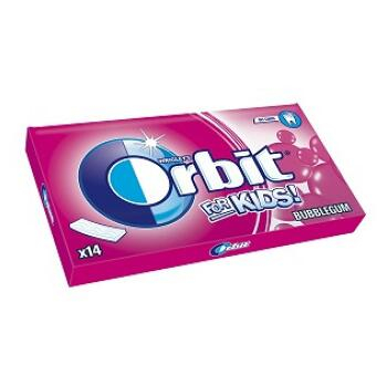 ORBIT Bubble gum plátková žvýkačka pro děti 14 kusů