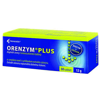 NOVENTIS Orenzym Plus 50 tablet (Na podporu trávení a vylučování)