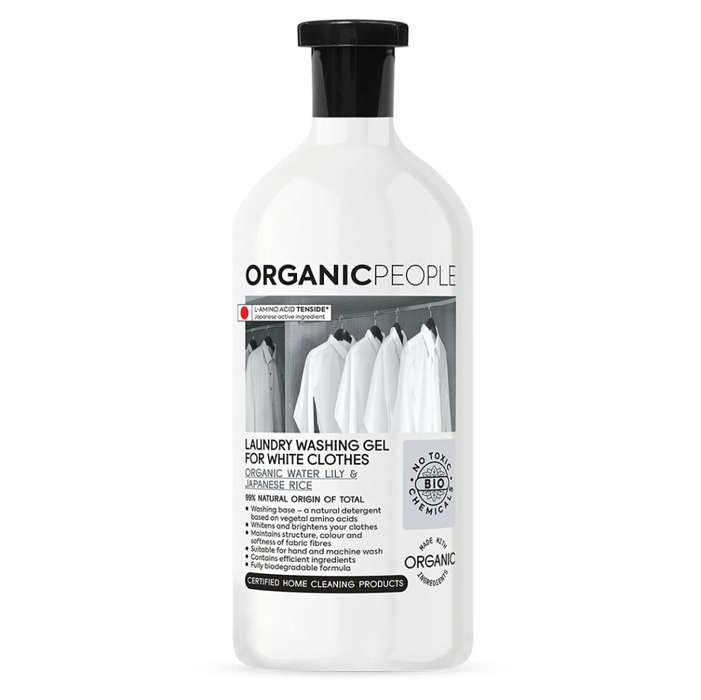 E-shop ORGANIC PEOPLE Eko Prací gel na bílé prádlo 1000 ml