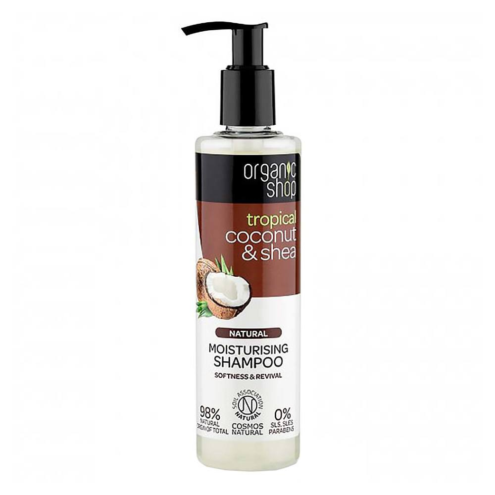 E-shop ORGANIC SHOP Hydratační šampon Kokos a Bambucké máslo 280 ml