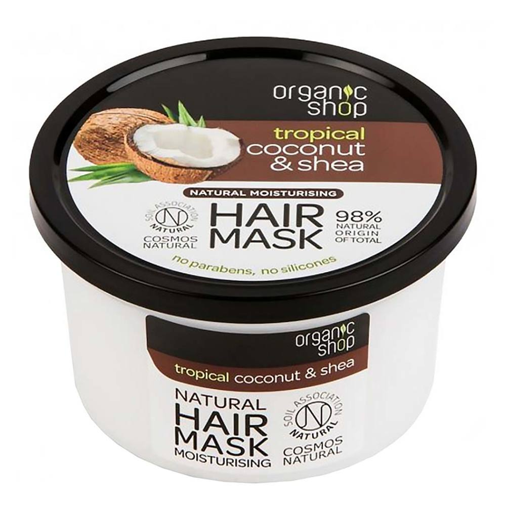 Levně ORGANIC SHOP Hydratační vlasová maska Kokos a Bambucké máslo 280 ml