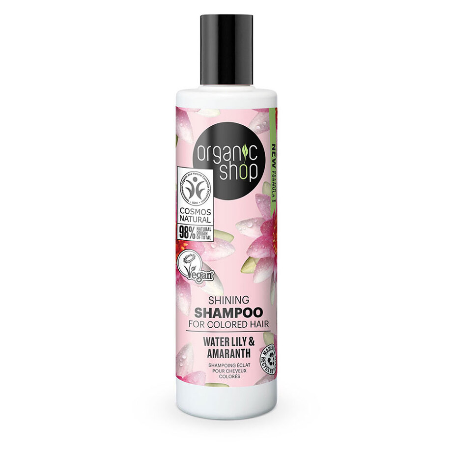 E-shop ORGANIC SHOP Šampon pro hladký lesk Hedvábný nektar 280 ml