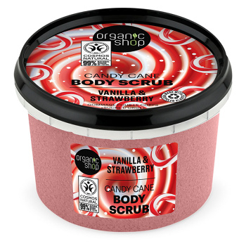 ORGANIC SHOP Tělový peeling Cukrová hůlka 250 ml (Přírodní přípravky na sprchování a mytí) - Peelingové