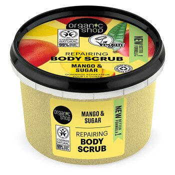 ORGANIC SHOP Tělový peeling Keňské mango 250 ml