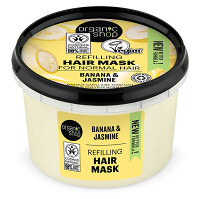 ORGANIC SHOP Vyživující maska pro normální vlasy Banán a jasmín 250 ml