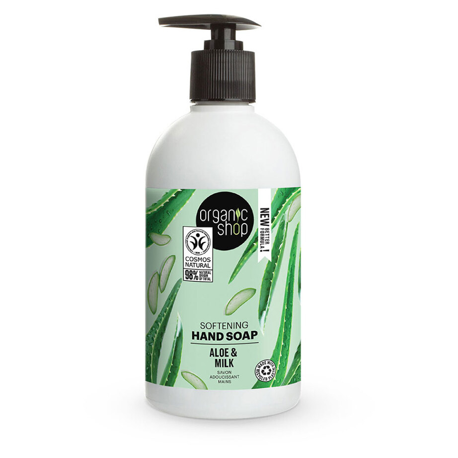 E-shop ORGANIC SHOP Změkčující mýdlo na ruce "Barbadoská aloe" 500 ml