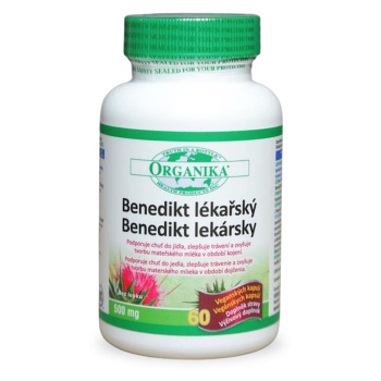 ORGANIKA Benedikt lékařský 500 mg 60 kapslí (Na podporu trávení a vylučování) - Vícesložkové