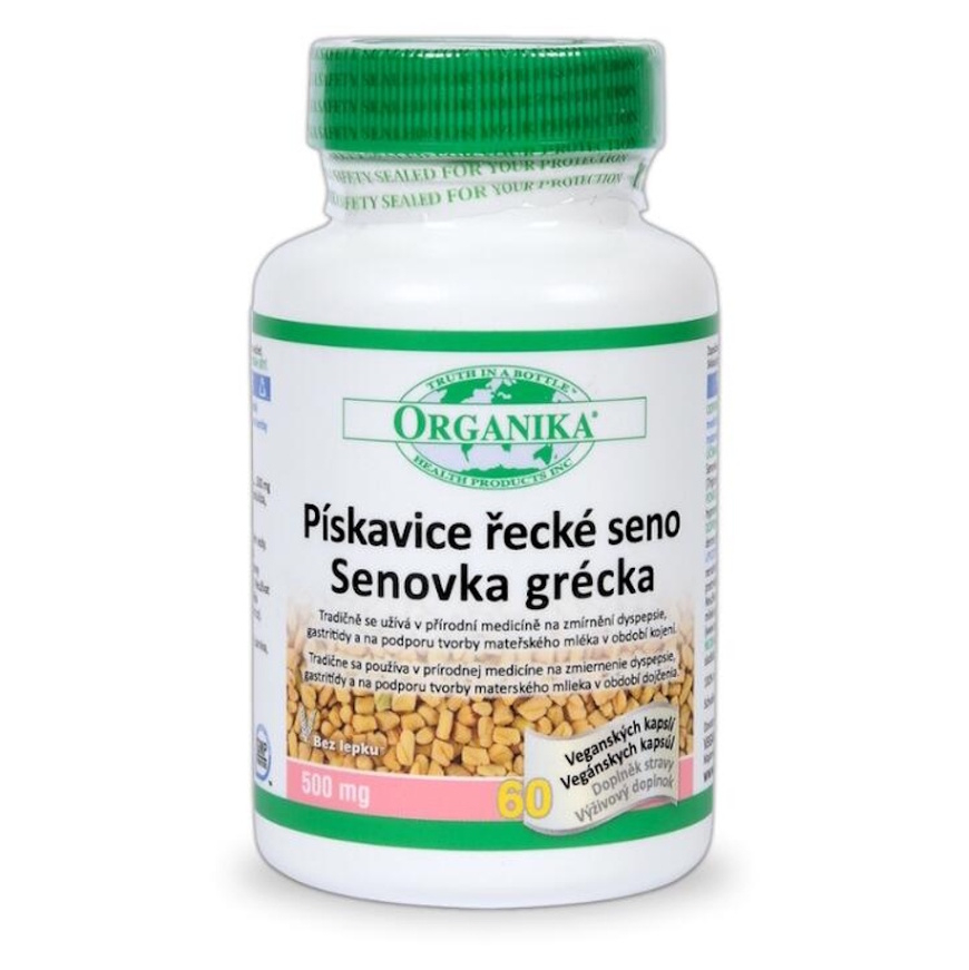 ORGANIKA Pískavice řecké seno 500 mg 60 kapslí