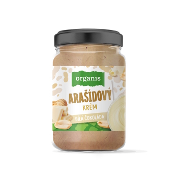 ORGANIS Arašídový krém s bílou čokoládou 920 g (Arašídové krémy)