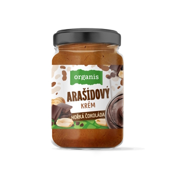 ORGANIS Arašídový krém s hořkou čokoládou 920 g (Arašídové krémy)