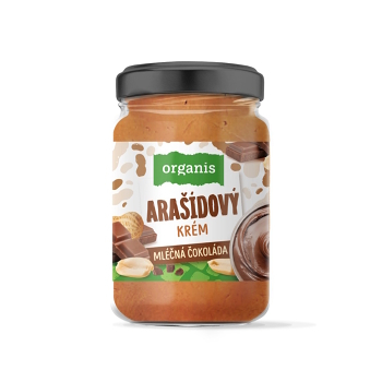 ORGANIS Arašídový krém s mléčnou čokoládou 920 g (Arašídové krémy)