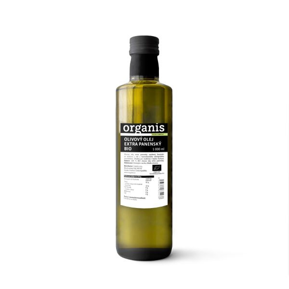 ORGANIS Bio extra panenský olivový olej 1000 ml, poškozený obal