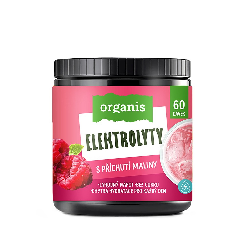 Organis Elektrolyty malina 314g