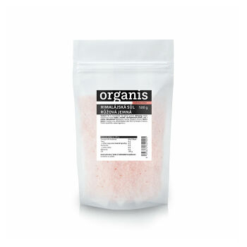 ORGANIS Himalájská sůl růžová jemná 500 g