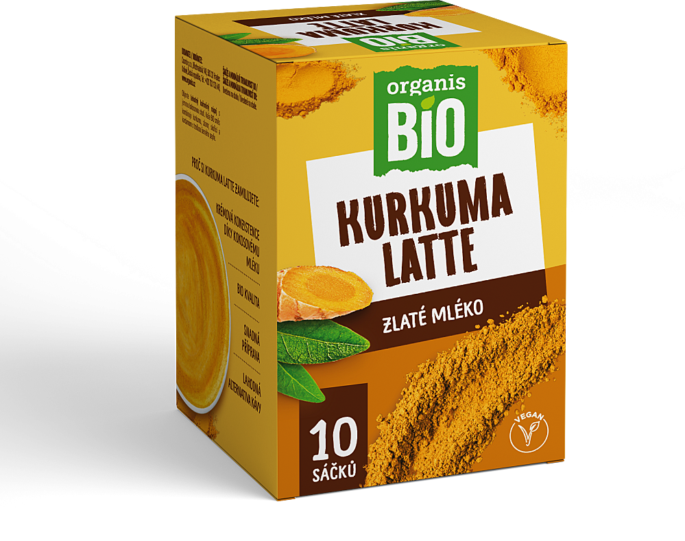 Organis Kurkuma latte 10x28g koupíte na Lekarna.cz