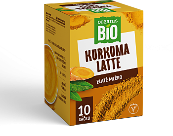 ORGANIS Kurkuma latte BIO 10 x 28 g (Kokosová mléka) - Instantní
