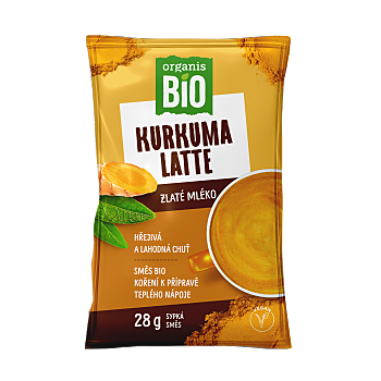 ORGANIS Kurkuma latte BIO 28 g (Kokosová mléka) - Instantní