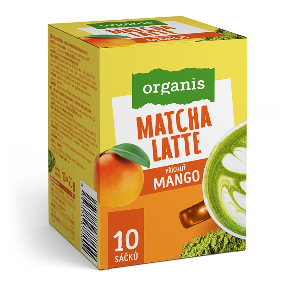 Organis Matcha Latte mango 10x20 g