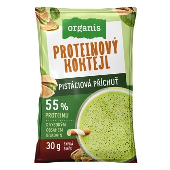ORGANIS Proteinový koktejl pistácie 30 g (Proteinové nápoje)