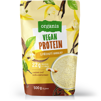 ORGANIS Veganský protein vanilka 500 g