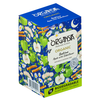 ORGANSIA Bed time apple elderflower ovocno-bylinný čaj BIO 18 sáčků (Bio čaj)