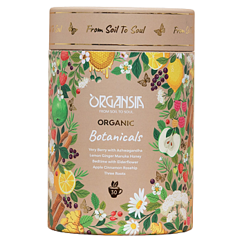 ORGANSIA Kolekce v papírovém tubusu BIO 30 sáčků (Bylinné čaje) - Přírodní, BIO