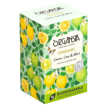 ORGANSIA Lemon lime & mint ovocno-bylinný čaj BIO 18 sáčků (Bio čaj)