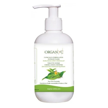 ORGANYC Gel pro intimní hygienu Tea Tree 250 ml (Sprchování a mytí) - Přírodní