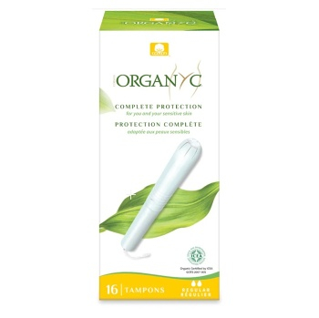 ORGANYC Tampony s aplikátorem Regular 16 kusů (Přírodní menstruační tampóny) - Přírodní