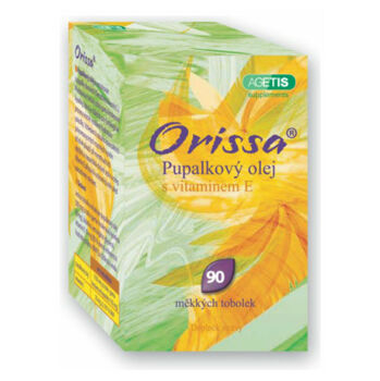 ORISSA Pupalkový olej s vitaminem E 90 tobolek