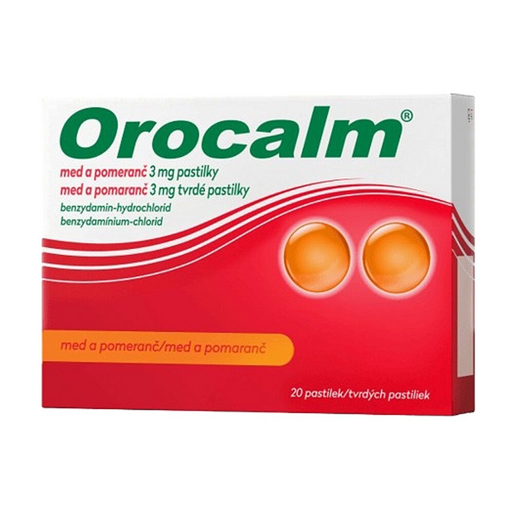 Orocalm med a pomeranč 3mg pas.20