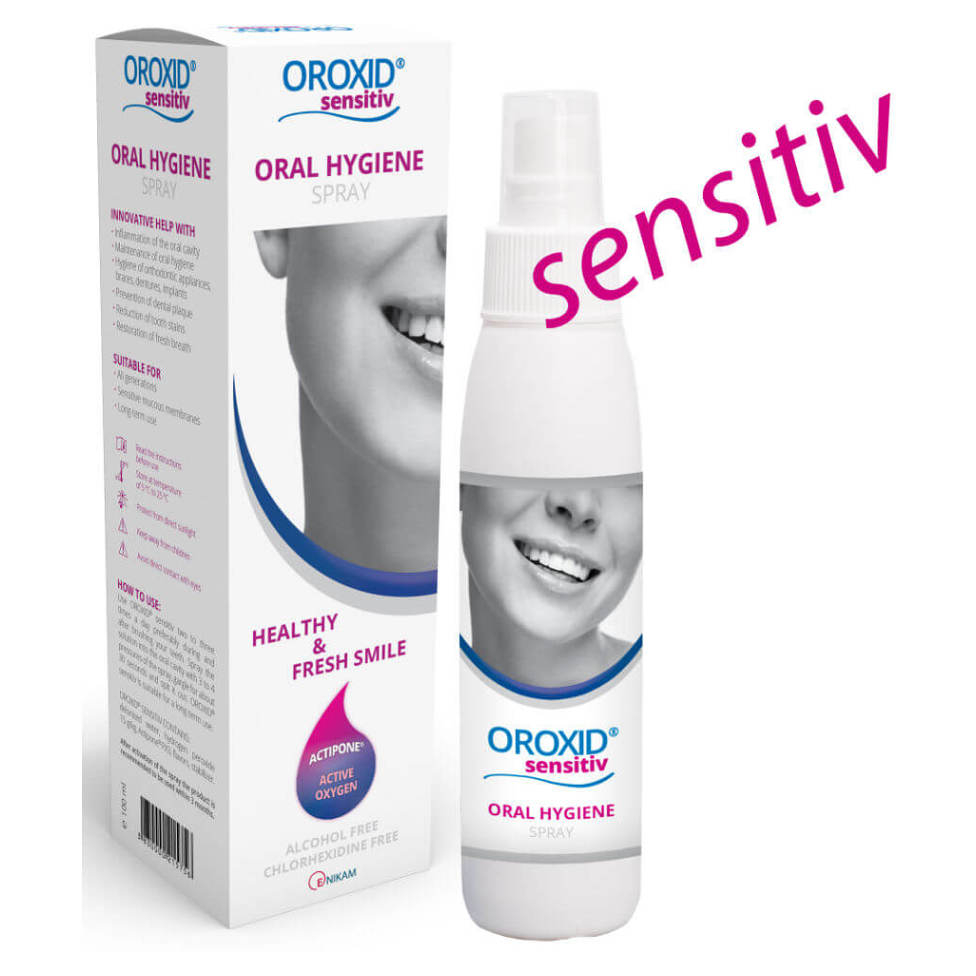 E-shop OROXID sensitiv sprej 100 ml pro ústní hygienu