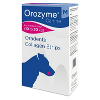 OROZYME enzym.plátky žvýkací pro psy M 141 g