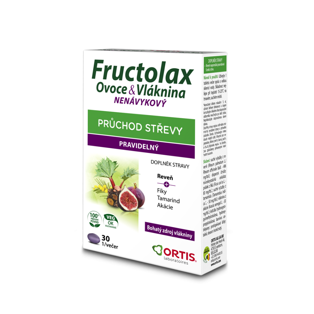 Levně ORTIS Fructolax ovoce & vláknina 30 tablet